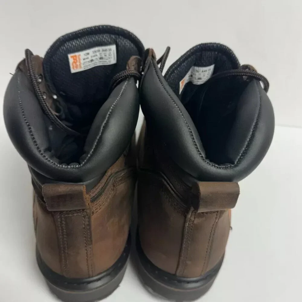 Timberland Pro Mens Pit Boss Steel Toe Work Boot Brown Size 12W